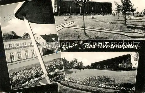 AK / Ansichtskarte Bad Westernkotten Kurhaus Kleingolfplatz Kurpark Saline Kat. Erwitte