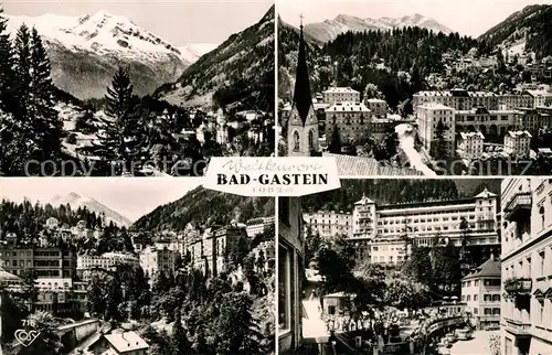 AK / Ansichtskarte Bad Gastein Teilansichten Thermalbad an der Tauernbahn Alpen Kat. Bad Gastein