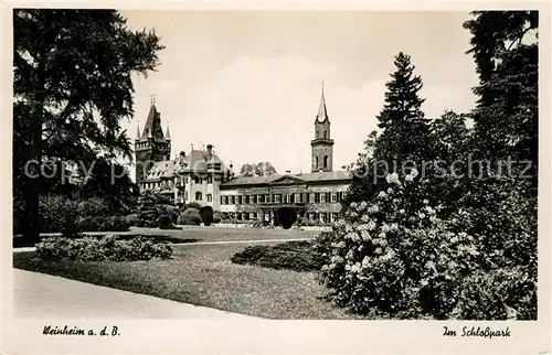 AK / Ansichtskarte Weinheim Bergstrasse Schlosspark Kat. Weinheim