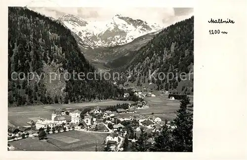 AK / Ansichtskarte Mallnitz Kaernten Panorama Blick ins Tauerntal und Gaislspitze Alpen