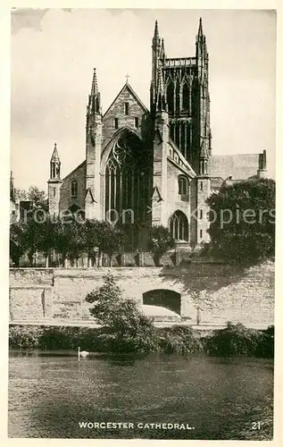 AK / Ansichtskarte Worcester Cathedral Kat. Worcester
