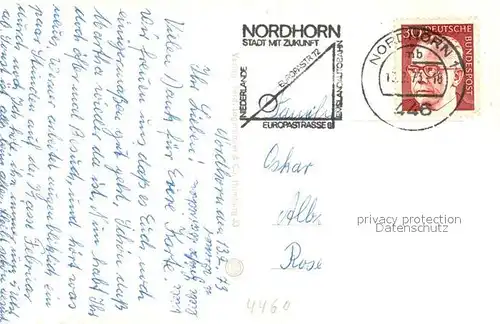 AK / Ansichtskarte Nordhorn Ehrenmal Kat. Nordhorn