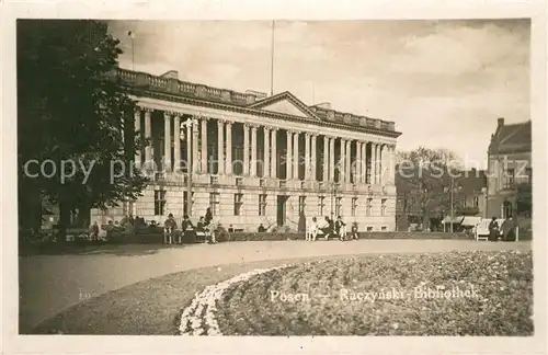 AK / Ansichtskarte Posen Poznan Raczynski Bibliothek Kat. Poznan