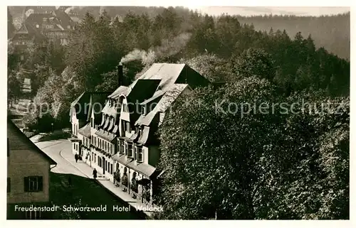 AK / Ansichtskarte Freudenstadt Hotel Waldeck Luftkurort im Schwarzwald Kat. Freudenstadt