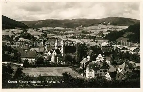 AK / Ansichtskarte Klosterreichenbach Panorama Kurort im Schwarzwald Kat. Baiersbronn