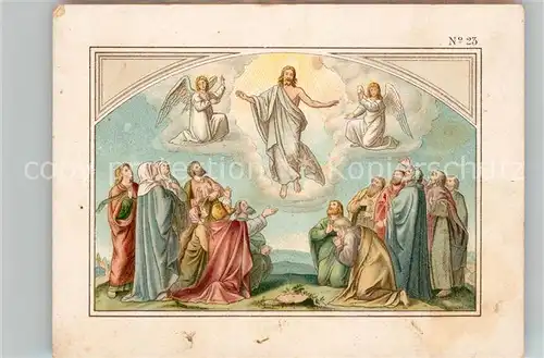 AK / Ansichtskarte Jesus Himmelfahrt Apostelgeschichte Litho  Kat. Christentum