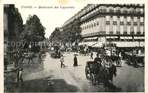 AK / Ansichtskarte Paris Boulevard des Capucines Kat. Paris