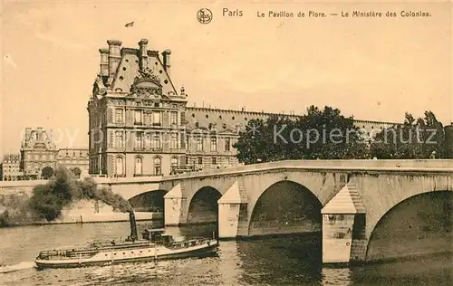 AK / Ansichtskarte Paris Le Pavillon de Flore Le Ministre des Colonies Kat. Paris