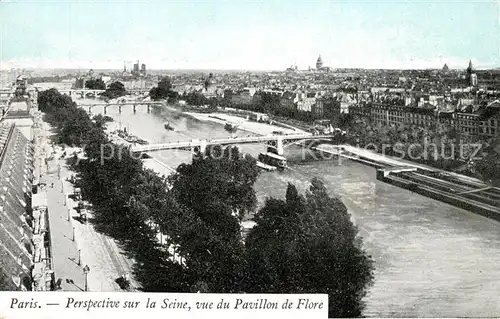 AK / Ansichtskarte Paris Perspective sur la Seine vue du Pavillon de Flore Kat. Paris