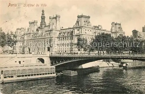 AK / Ansichtskarte Paris Hotel de Ville Kat. Paris