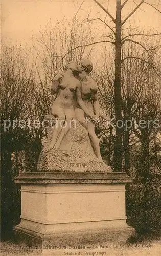 AK / Ansichtskarte Saint Maur des Fosses Le Parc Le Square de lEcho Statue du Printemps Kat. Saint Maur des Fosses