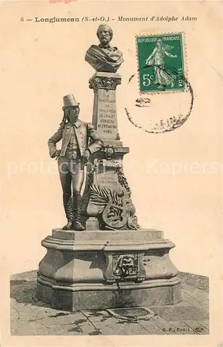 AK / Ansichtskarte Longjumeau Monument dAdolphe Adam Kat. Longjumeau