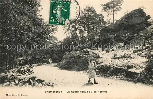AK / Ansichtskarte Chamarande La Route Neuve et les Roches Kat. Chamarande