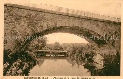 AK / Ansichtskarte Essonnes Pont du chemin de fer Kat. Corbeil Essonnes