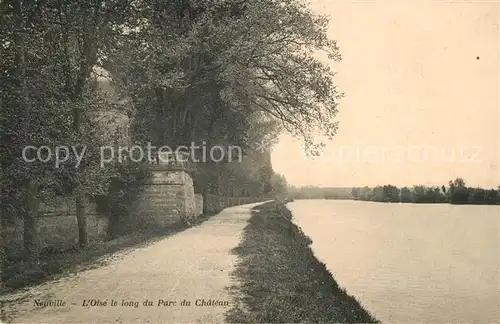 AK / Ansichtskarte La Neuville d Aumont Oise de long du Parc du Chateau Kat. La Neuville d Aumont