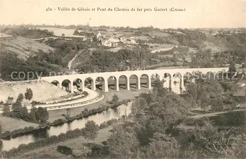AK / Ansichtskarte Gueret Vallee de Glenic et Pont du Chemin de fer Kat. Gueret