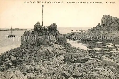 AK / Ansichtskarte Ile de Brehat Rochers a lEntree de la Chambre Kat. Ile de Brehat