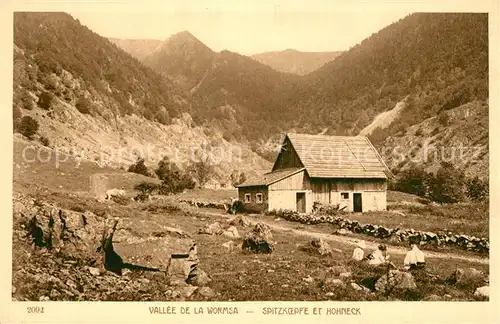 AK / Ansichtskarte Vosges Vogesen Region Vallee de la Wormsa Spitzkoepfe et Hohneck Kat. Gerardmer