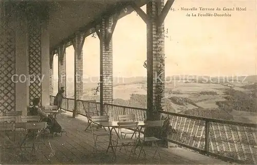 AK / Ansichtskarte La Feuillee Dorothee Nouvelle Terrasse du Grand Hotel Kat. Vallee d Herival