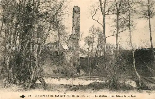 AK / Ansichtskarte Saint Yrieix la Perche Le Chalard Les Ruines de la Tour Kat. Saint Yrieix la Perche