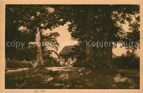 AK / Ansichtskarte Le Louroux Beconnais Maison de convalescence et de repos du Chillon A lombre des vieux chenes du Parc Kat. Le Louroux Beconnais