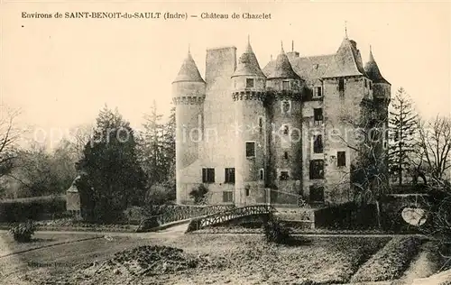 AK / Ansichtskarte Saint Benoit du Sault Chateau de Chazelet Kat. Saint Benoit du Sault