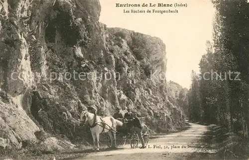 AK / Ansichtskarte Le Blanc Indre Les Rochers de Fontgombault