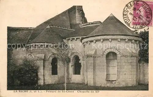 AK / Ansichtskarte La Riche Prieure de St Come Chapelle du XI Kat. La Riche