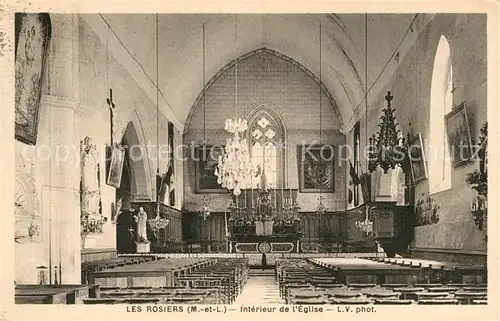 AK / Ansichtskarte Les Rosiers sur Loire Interieur de l Eglise Kat. Les Rosiers sur Loire