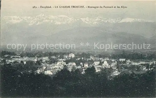 AK / Ansichtskarte La Tronche Montagne du Fauteul et les Alpes Kat. La Tronche