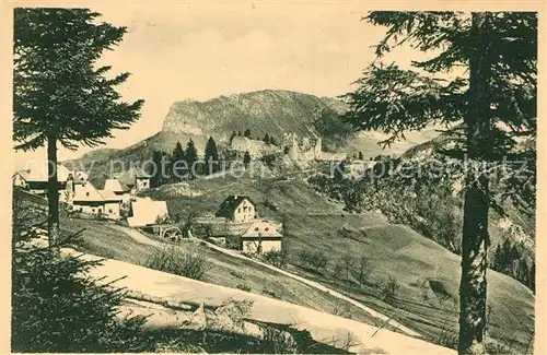 AK / Ansichtskarte Saint Pierre d Entremont Isere Hameau et ruines du Chateau du Gouvernement Kat. Saint Pierre d Entremont