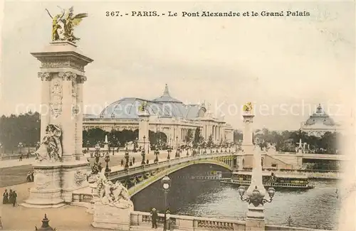 AK / Ansichtskarte Paris Le Pont Alexandre et le Grand Palais Kat. Paris