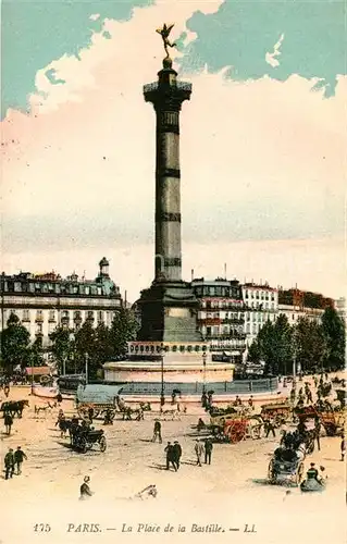 AK / Ansichtskarte Paris La Place de la Bastille Kat. Paris