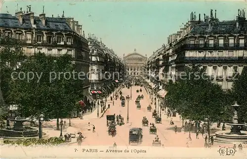 AK / Ansichtskarte Paris Avenue de l Opera Kat. Paris