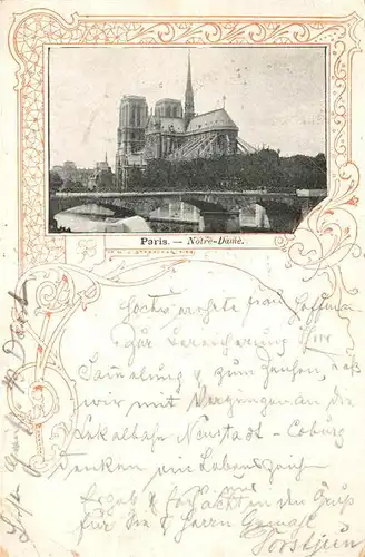 AK / Ansichtskarte Paris Notre Dame Kat. Paris