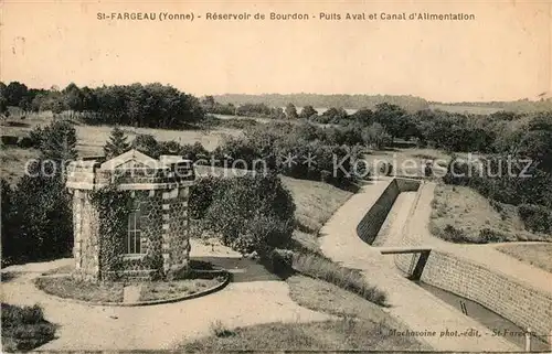 AK / Ansichtskarte Saint Fargeau Yonne Reservoir de Bourdon  Kat. Saint Fargeau
