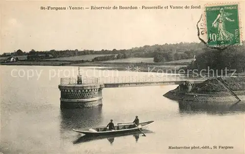 AK / Ansichtskarte Saint Fargeau Yonne Reservoir de Bourdon Kat. Saint Fargeau