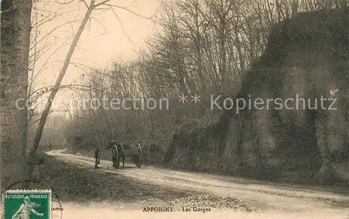 AK / Ansichtskarte Appoigny Les Gorges Pferdwagen Kat. Appoigny