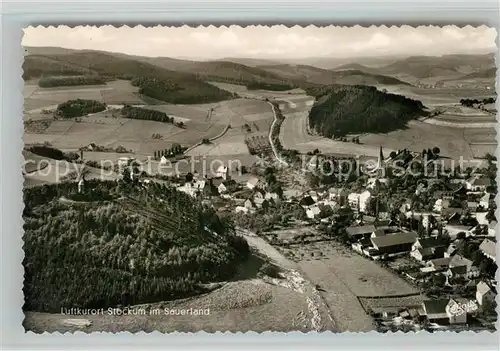 AK / Ansichtskarte Stockum Sauerland Fliegeraufnahme Kat. Sundern (Sauerland)