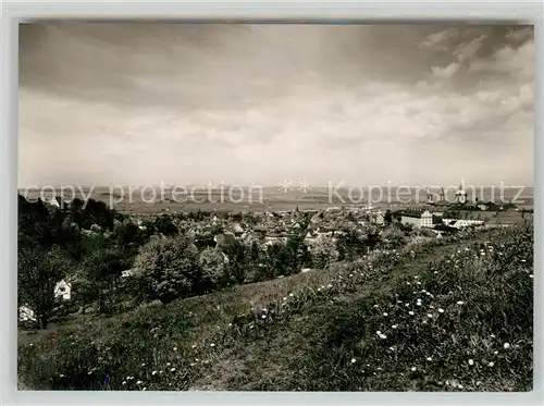 AK / Ansichtskarte Weingarten Wuerttemberg Panorama is Schussental Abtei