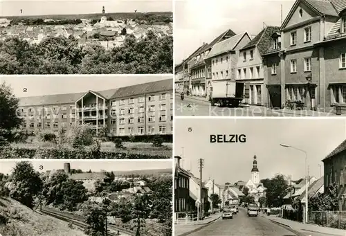 AK / Ansichtskarte Belzig Bad Kreiskrankenhaus Burg Eisenhardt Strasse der Einheit