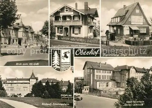 AK / Ansichtskarte Oberhof Thueringen Jugendherberge Edgar Andre Albert Kayser Kat. Oberhof Thueringen