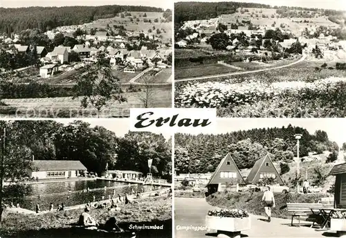 AK / Ansichtskarte Erlau Thueringen Campingplatz Schwimmbad Kat. Sankt Kilian