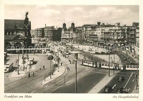 AK / Ansichtskarte Frankfurt Main Hauptbahnhof  Kat. Frankfurt am Main