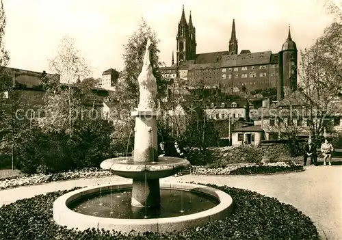 AK / Ansichtskarte Meissen Elbe Sachsen Kaendlerbrunnen Kat. Meissen