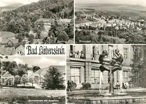 AK / Ansichtskarte Bad Liebenstein Kurgarten Brunnentempel Badehaus  Kat. Bad Liebenstein