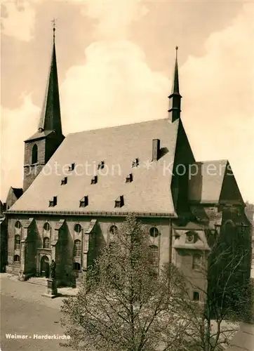 AK / Ansichtskarte Weimar Thueringen Herderkirche Kat. Weimar