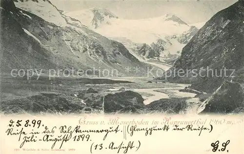 AK / Ansichtskarte Moserboden Landschaftspanorama Kaprunertal Hohe Tauern Kat. Zell am See