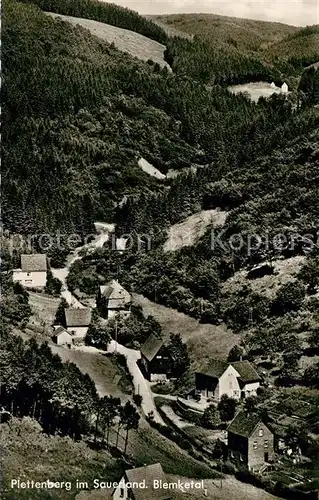 AK / Ansichtskarte Plettenberg Landschaftspanorama Blick ins Blemketal Kat. Plettenberg