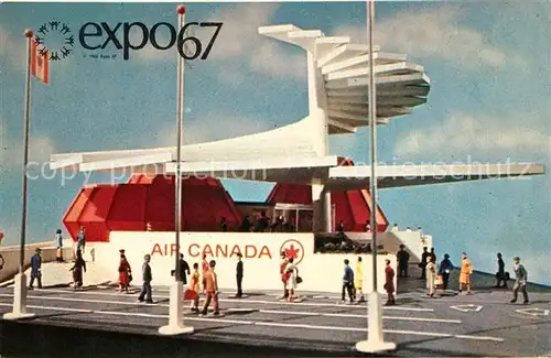 AK / Ansichtskarte Exposition Universelle Internationale Montreal 1967 Pavillon d Air Canada 